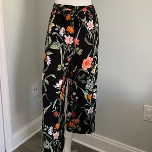Loft Floral Flowy Pants